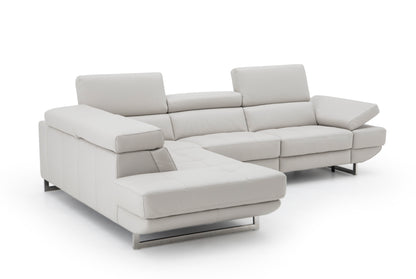 J&M Furniture Annalaise LHF Chaise Silver Gre