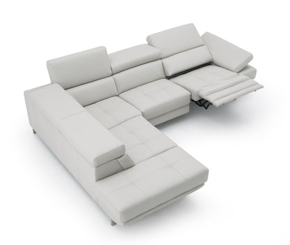 J&M Furniture Annalaise LHF Chaise Silver Gre