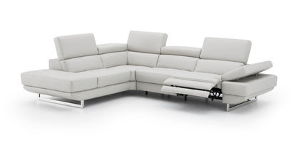 J&M Furniture Annalaise LHF Chaise Silver Gre