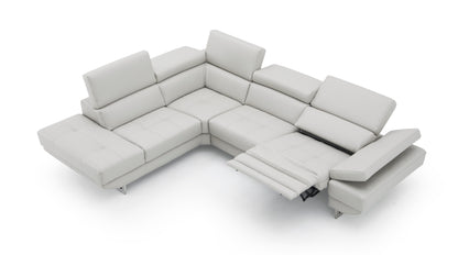 J&M Furniture Annalaise LHF Chaise Silver Gre