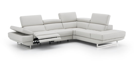J&M Furniture Annalaise RHF Chaise Silver Gre