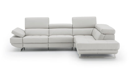 J&M Furniture Annalaise RHF Chaise Silver Gre