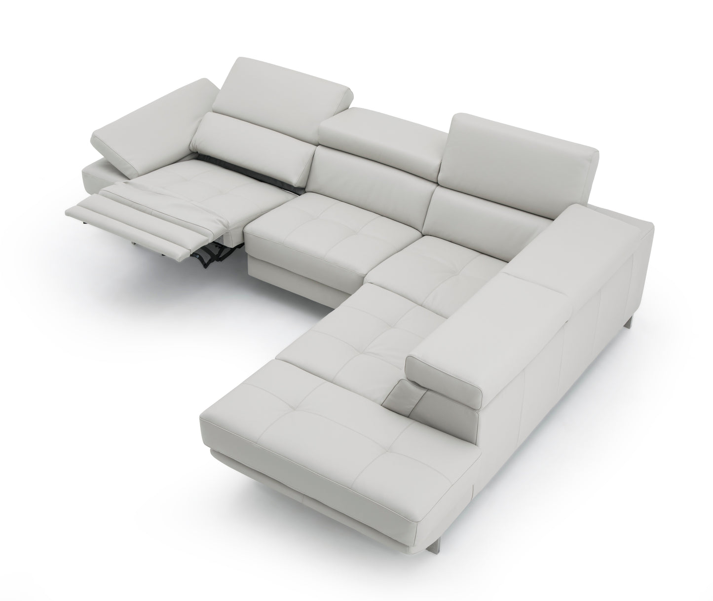 J&M Furniture Annalaise RHF Chaise Silver Gre