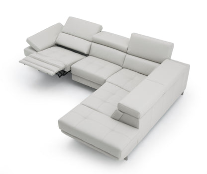 J&M Furniture Annalaise RHF Chaise Silver Gre
