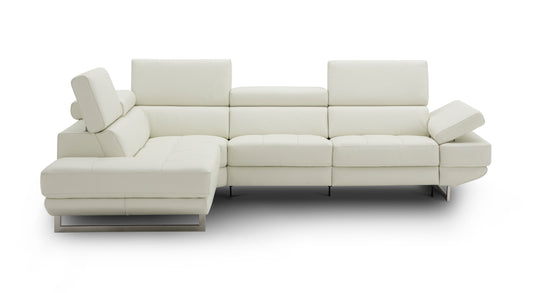 J&M Furniture Annalaise LHF Chaise Snow White