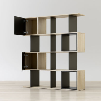 Anderson Teak Alliance Geometric Bookcase