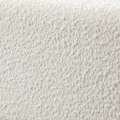 Brooke 54" Queen Bed w/ Vertical Channel Tuft in Ivory Boucle by Diamond Sofa