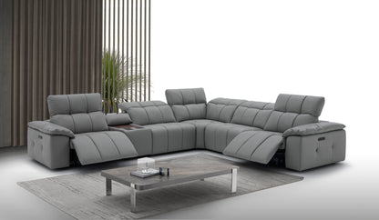 J&M Furniture Beaumont Sectional in Dark Gray