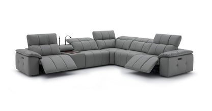 J&M Furniture Beaumont Sectional in Dark Gray