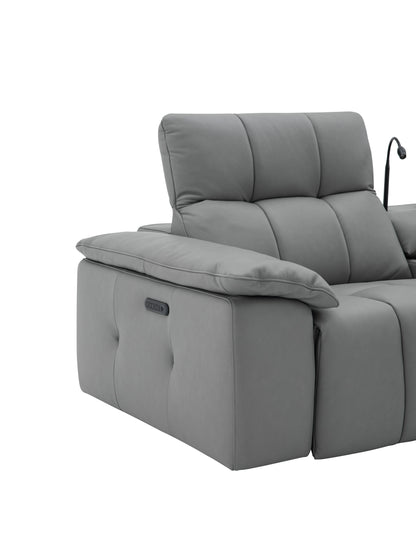 J&M Furniture Beaumont Sectional in Dark Gray