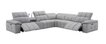 J&M Furniture Beaumont Sectional in Light Gray