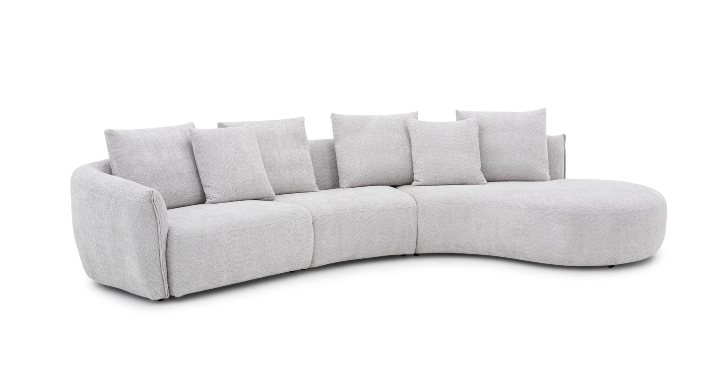 J&M Furniture Hamilton Sectional in RHF Chaise