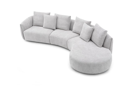 J&M Furniture Hamilton Sectional in RHF Chaise