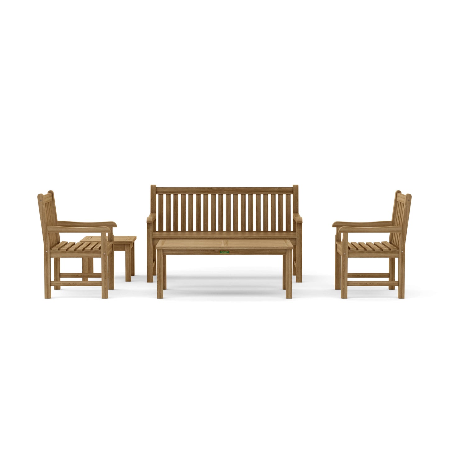 Anderson Teak Classic 3-Seater 5-Pieces Conversation Set