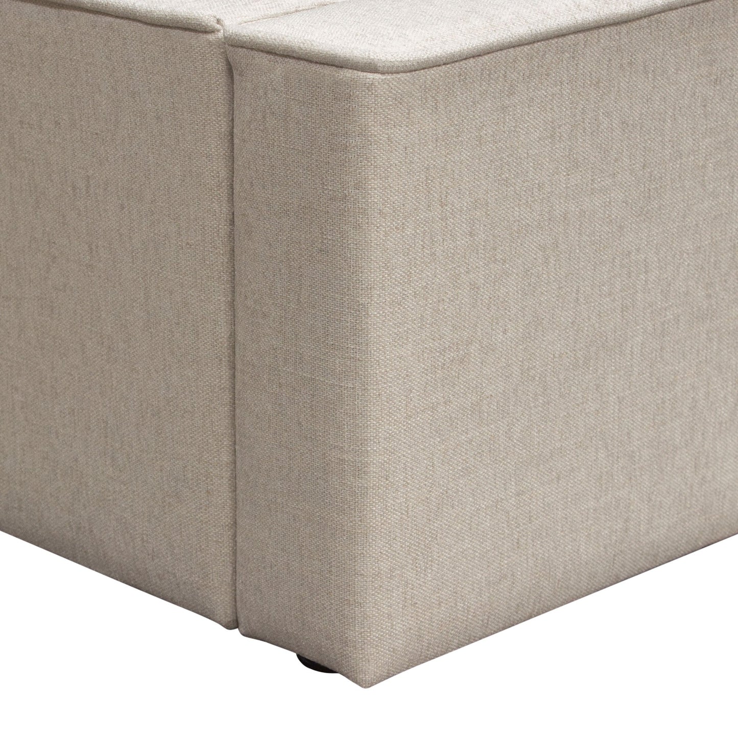 Cloud 43" Low Profile Eastern King Bed in Sand Fabric by Diamond Sofa