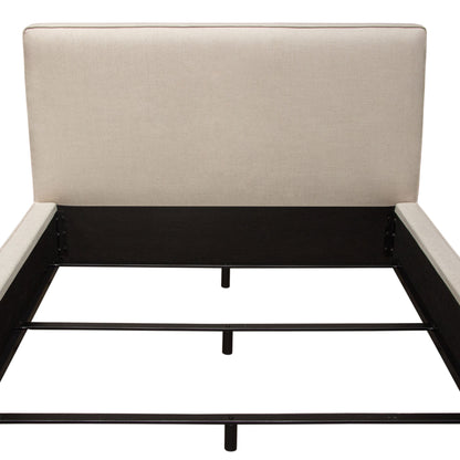 Cloud 43" Low Profile Eastern King Bed in Sand Fabric by Diamond Sofa