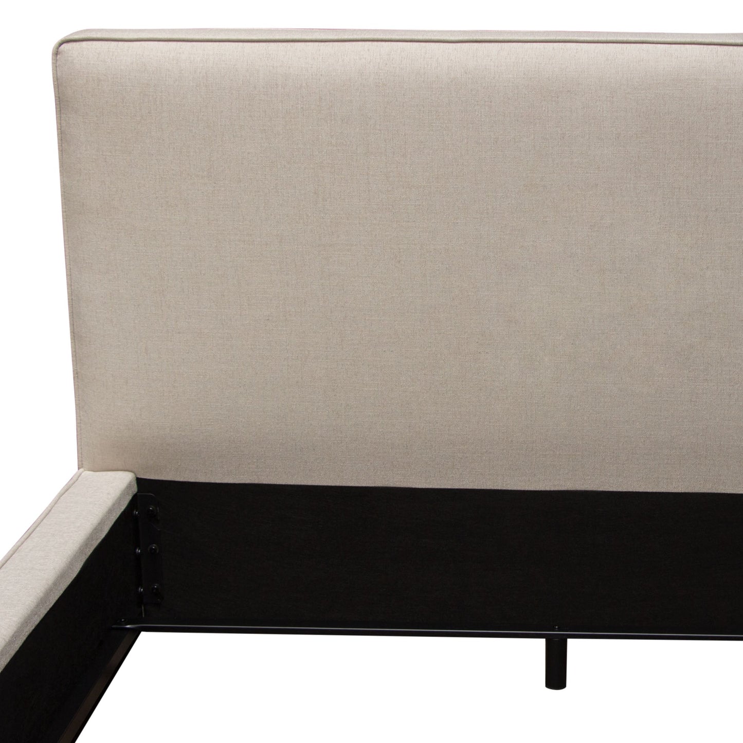 Cloud 43" Low Profile Queen Bed in Sand Fabric by Diamond Sofa