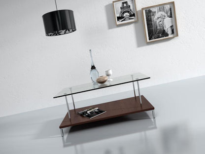 Maxima House Glass Top Coffee Table CAPRI