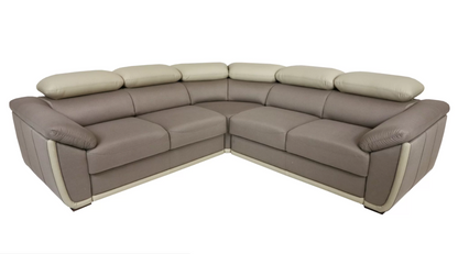 Maxima House Right facing Sleeper Sectional Sofa CADIZ with storage