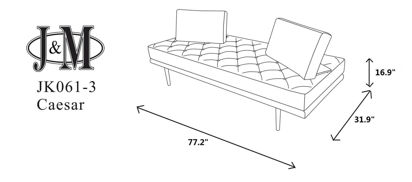 J&M Furniture Caesar Sofa Bed