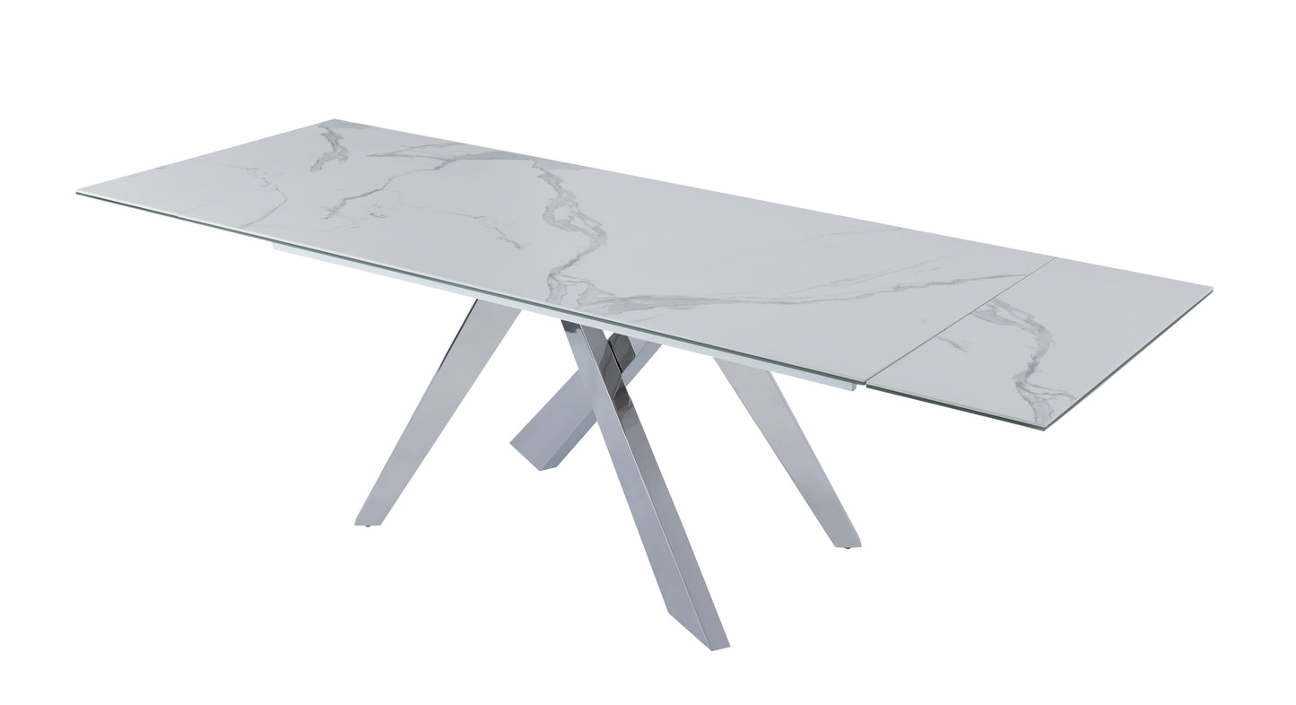 J&M Furniture MC Carrara Extension Table