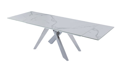 J&M Furniture MC Carrara Extension Table