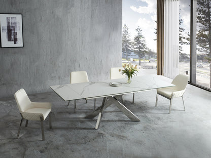 J&M Furniture MC Carrara Extension Table