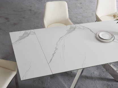 J&M Furniture MC Carrara Extension Table