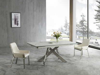 J&M Furniture MC Carrara Extension Table