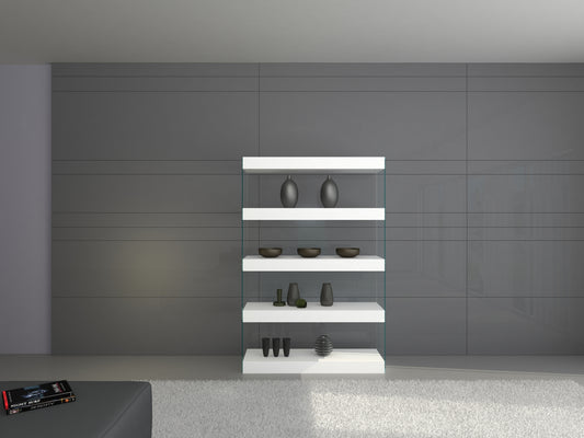 J&M Furniture Cloud Curio Unit in High Gloss
