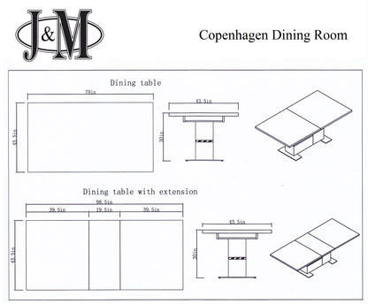 J&M Furniture Copenhagen Dining Chair