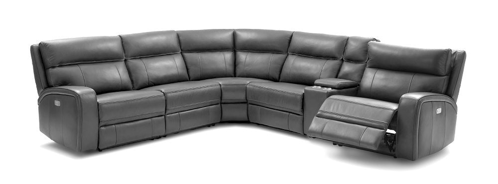 J&M Furniture Cozy Motion Sectional In Grey