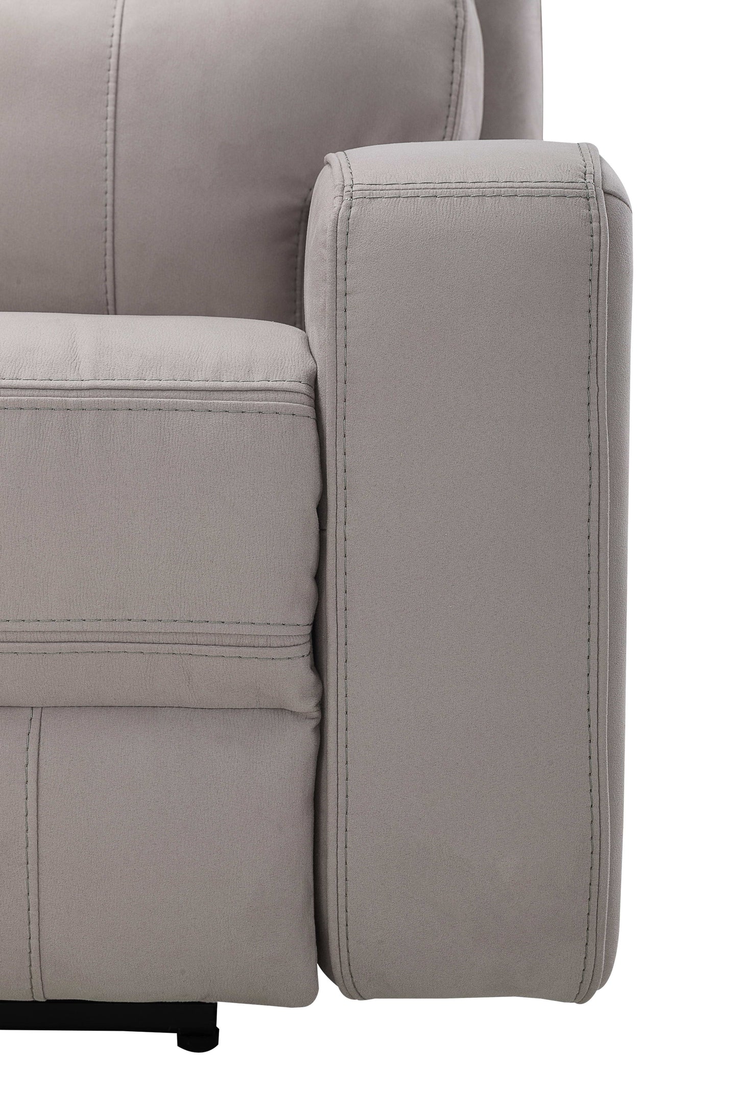 J&M Furniture Cozy Motion Sectional In Moonshine