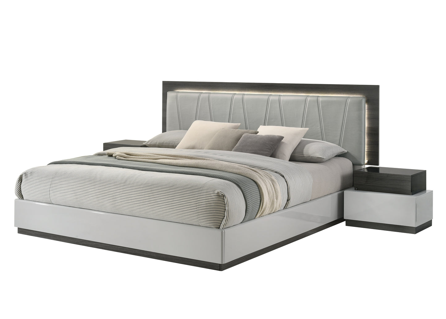 J&M Furniture Cube Dresser + Mirror
