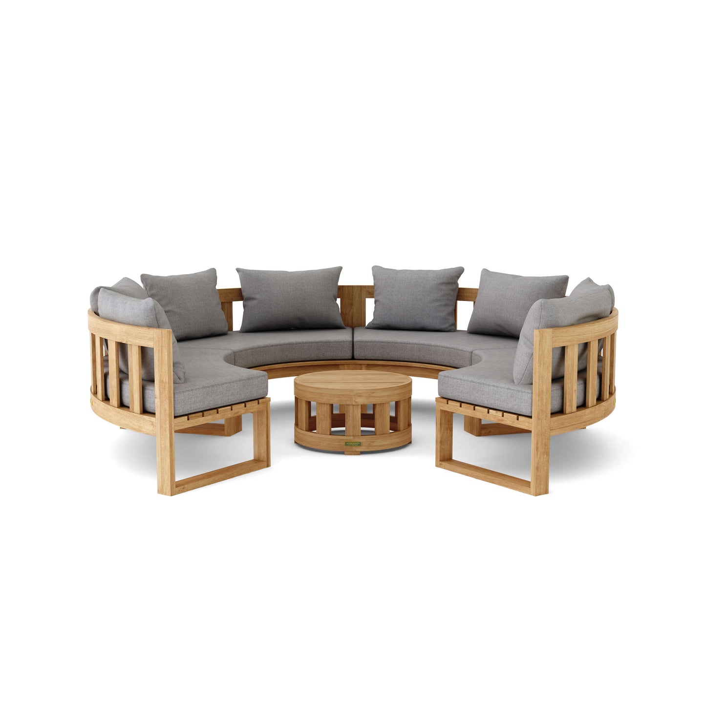 Anderson Teak SET-810 Circular Modular Deep Seating Set