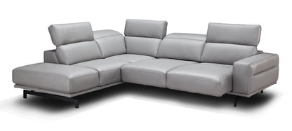 J&M Furniture Davenport Light Grey Sectional in Left Facing