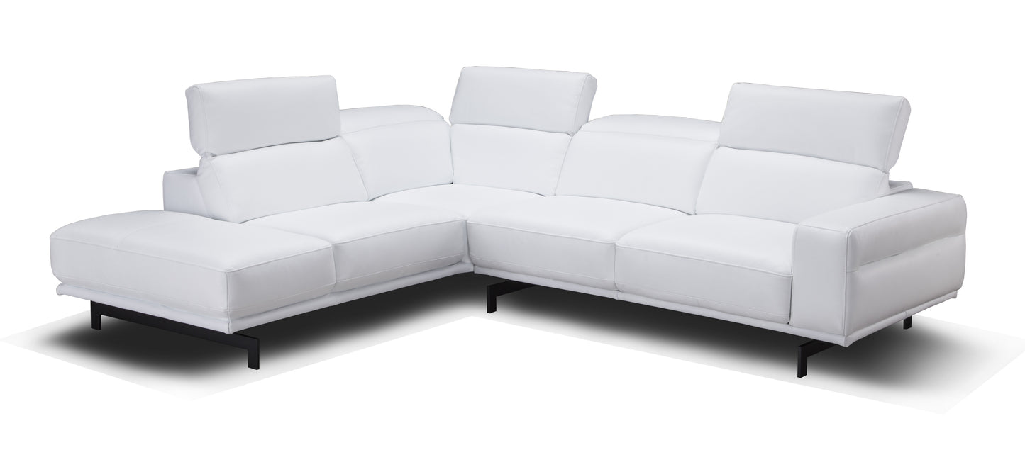 J&M Furniture Davenport Snow White in Left Facing