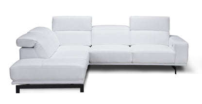 J&M Furniture Davenport Snow White in Left Facing