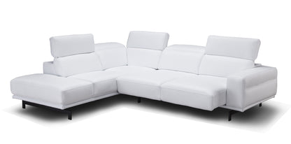 J&M Furniture Davenport Snow White in Left Facing