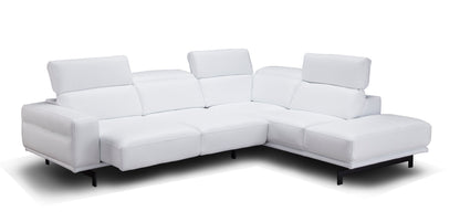 J&M Furniture Davenport Snow White in Right Facing