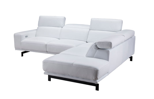 J&M Furniture Davenport Snow White in Right Facing