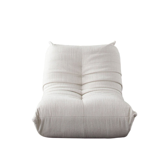 Ezra Armless Chair in Cream Fabric by Diamond Sofa