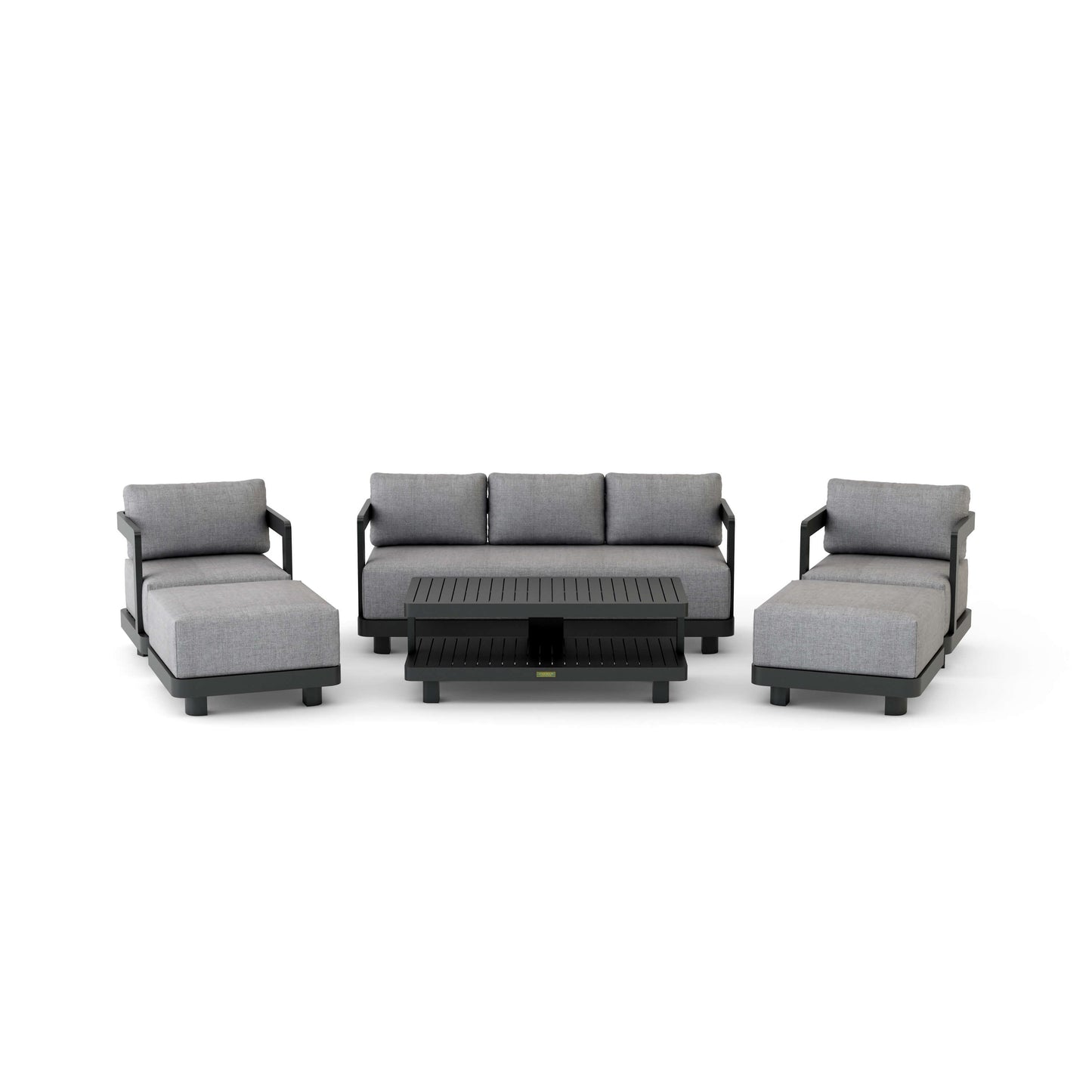 Anderson Teak SET-903-AL 6-pc Granada Aluminum Deep Seating