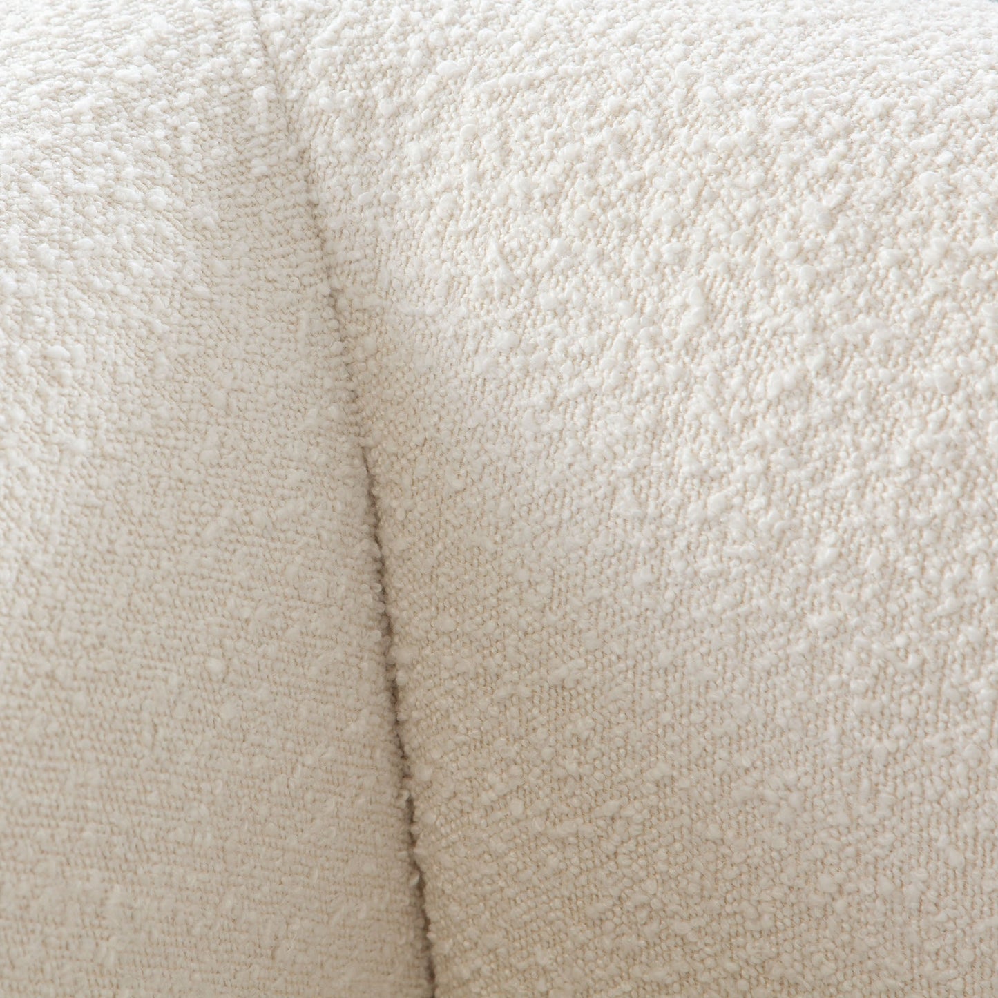 Form Chair in Ivory Boucle Fabric by Diamond Sofa