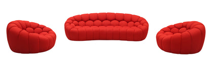 J&M Furniture Fantasy Sofa in Red