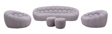J&M Furniture Fantasy Sofa in Grey