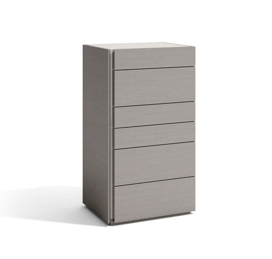J&M Furniture Faro Chest in Grey