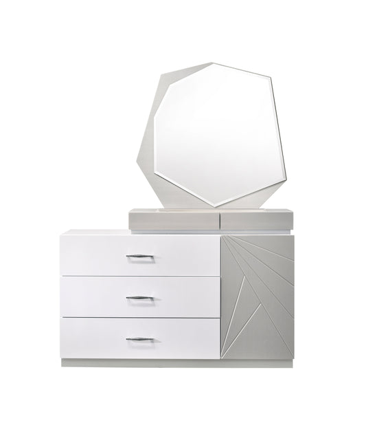 J&M Furniture Florence Dresser & Mirror