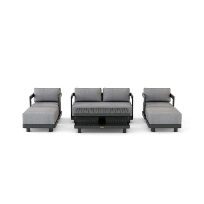 Anderson Teak SET-902-AL 6-pc Granada Aluminum Deep Seating