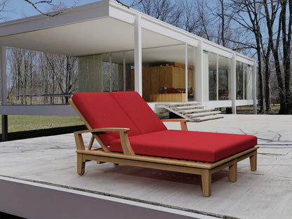 Anderson Teak Brianna Double Sun Lounger with Arm